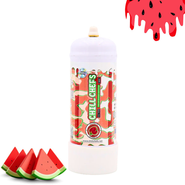 Whipped Cream Chargers, Professional Cream Charger Cartridges for Baking, Desserts, Whipped Cream Maker, Beverage Toppings | whipped cream maker | beverage and coffee topping (Watermalon, 0.6L)