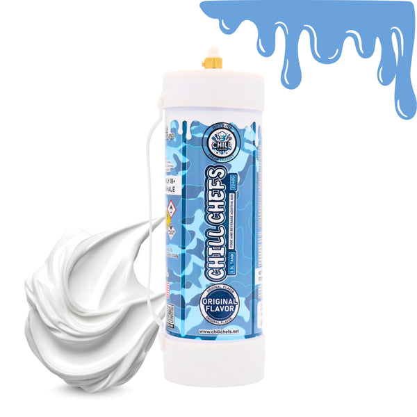 Whipped Cream Chargers, Professional Cream Charger Cartridges for Baking, Desserts, Whipped Cream Maker, Beverage Toppings | whipped cream maker | beverage and coffee topping (Original Flavor 3.3L)